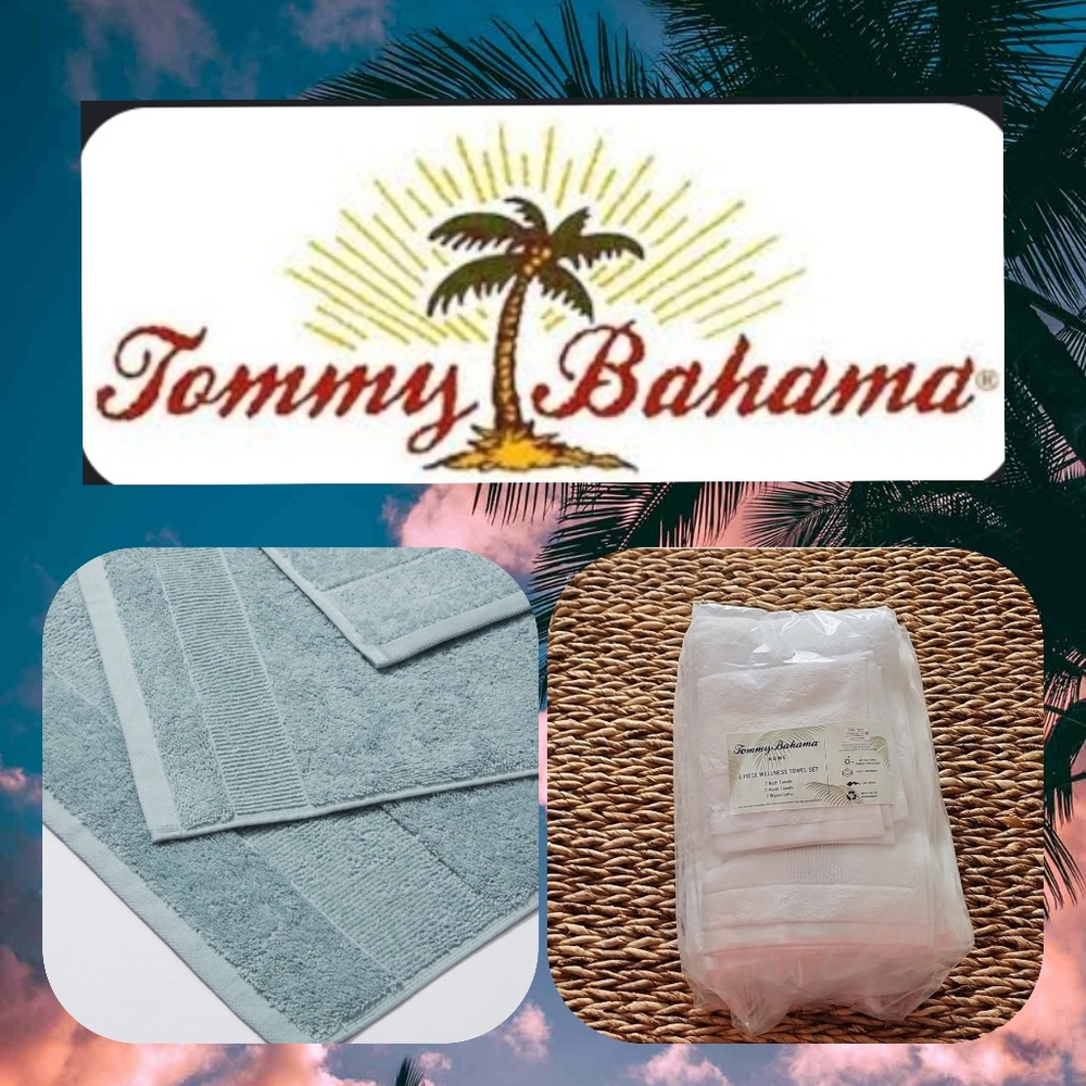 Tommy Bahama WHITE towel set